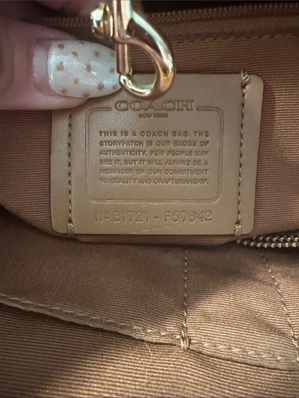 Coach Tan Brown Signature Canvas Messenger Bag